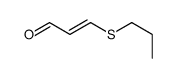 3-propylsulfanylprop-2-enal结构式