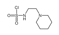 N-(2-piperidin-1-ylethyl)sulfamoyl chloride结构式