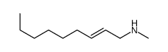 N-methylnon-2-en-1-amine Structure