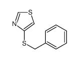 4-benzylsulfanyl-1,3-thiazole结构式