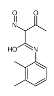 N-(2,3-dimethylphenyl)-2-nitroso-3-oxobutanamide结构式