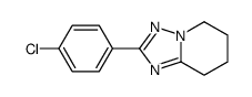 2-(4-chlorophenyl)-5,6,7,8-tetrahydro-[1,2,4]triazolo[1,5-a]pyridine Structure