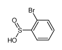 2-bromo-1-benzenesulfinic acid Structure