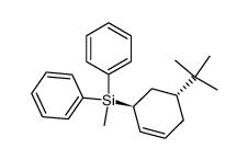 ((1S,5R)-5-tert-Butyl-cyclohex-2-enyl)-methyl-diphenyl-silane结构式