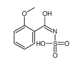 (2-methoxybenzoyl)sulfamic acid结构式