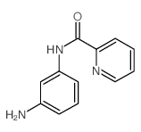 PYRIDINE-2-CARBOXYLIC ACID (3-AMINO-PHENYL)-AMIDE结构式