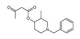 (1-benzyl-3-methylpiperidin-4-yl) 3-oxobutanoate Structure