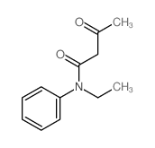Butanamide,N-ethyl-3-oxo-N-phenyl- structure