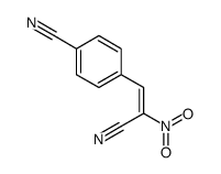 4-(2-cyano-2-nitroethenyl)benzonitrile Structure