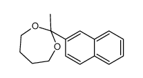 2-methyl-2-naphthalen-2-yl-1,3-dioxepane Structure