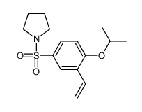 1-(3-ethenyl-4-propan-2-yloxyphenyl)sulfonylpyrrolidine Structure