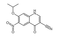6-nitro-4-oxo-7-propan-2-yloxy-1H-quinoline-3-carbonitrile Structure