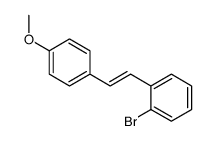 1-bromo-2-[2-(4-methoxyphenyl)ethenyl]benzene Structure