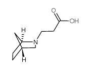 2-氮杂双环[2.2.1]庚烷-2-丙酸结构式