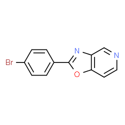 2-(4-broMophenyl)oxazolo[4,5-c]pyridine Structure