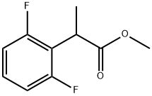 Benzeneacetic acid, 2,6-difluoro-α-methyl-, methyl ester Structure