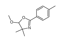 5-methoxy-4,4-dimethyl-2-(p-tolyl)-4,5-dihydrooxazole结构式