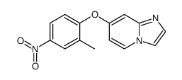 7-(2-methyl-4-nitrophenoxy)-imidazo[1,2-a]pyridine Structure