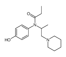 N-(4-hydroxyphenyl)-N-(1-piperidin-1-ylpropan-2-yl)propanamide结构式