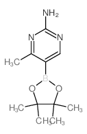 4-Methyl-5-(4,4,5,5-tetramethyl-1,3,2-dioxaborolan-2-yl)pyrimidin-2-amine picture