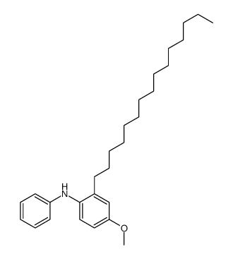 4-methoxy-2-pentadecyl-N-phenylaniline Structure