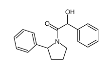 2-hydroxy-2-phenyl-1-(2-phenylpyrrolidin-1-yl)ethanone结构式