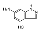 1H-Indazol-6-amine, hydrochloride Structure