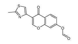 [3-(2-methyl-1,3-thiazol-4-yl)-4-oxochromen-7-yl] formate Structure