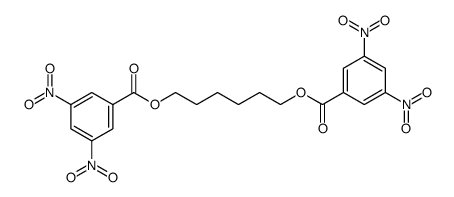 6-(3,5-dinitrobenzoyl)oxyhexyl 3,5-dinitrobenzoate结构式