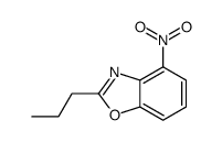 4-Nitro-2-propyl-1,3-benzoxazole structure