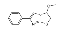 3-methoxy-6-phenyl-2,3-dihydro-imidazo[2,1-b]thiazole结构式