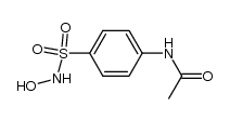 4-acetylamino-N-hydroxybenzenesulfonamide结构式