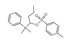 1-(dimethylphenylsilyl)butyl p-toluenesulfonate结构式