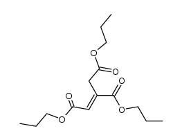 propene-1c,2,3-tricarboxylic acid tripropyl ester结构式