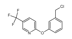 2-(3-(Chloromethyl)phenoxy)-5-(trifluoromethyl)pyridine structure