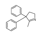 5-methyl-4,4-diphenyl-2,3-dihydropyrrole结构式