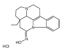 (3-α,16-α)-Eburnamenin-14(15H)-one oxime hydrochloride Structure