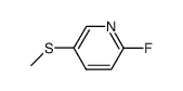 2-Fluoro-5-(methylthio)pyridine结构式