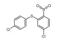 4-chloro-2-(4-chlorophenylthio)nitrobenzene结构式