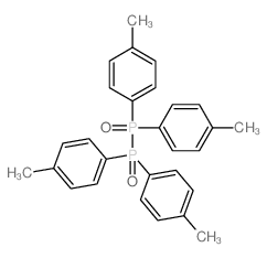 1-[bis(4-methylphenyl)phosphoryl-(4-methylphenyl)phosphoryl]-4-methyl-benzene结构式