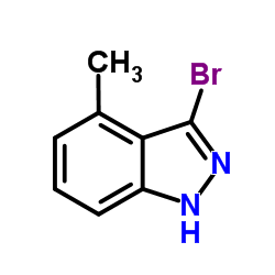 3-溴-4-甲基-1H-吲唑结构式