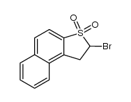 2-bromo-1,2-dihydro-naphtho[2,1-b]thiophene-3,3-dioxide结构式