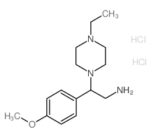 2-(4-Ethyl-piperazin-1-yl)-2-(4-methoxy-phenyl)-ethylamine dihydrochloride structure