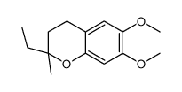 2-ethyl-6,7-dimethoxy-2-methyl-3,4-dihydrochromene Structure