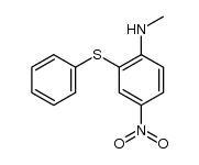 N-methyl-2-(phenylthio)-4-nitroaniline结构式