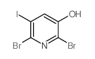 2,6-Dibromo-5-iodopyridin-3-ol Structure