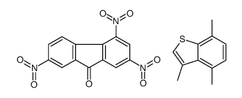 3,4,7-trimethyl-1-benzothiophene,2,4,7-trinitrofluoren-9-one Structure