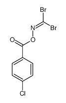 (dibromomethylideneamino) 4-chlorobenzoate Structure