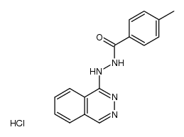 4-methyl-N'-(phthalazin-1-yl)benzohydrazide hydrochloride结构式