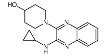 1-(3-Cyclopropylamino-quinoxalin-2-yl)-piperidin-4-ol picture